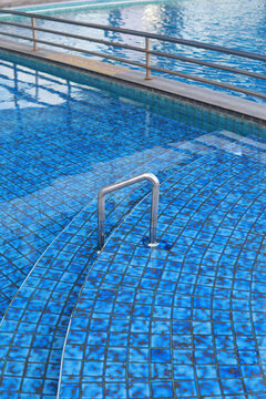 stainless handrails in swimming pools