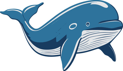 A Whale Vector Logo Vector Art