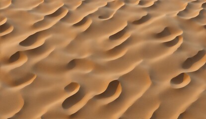 Fototapeta na wymiar Wavy sand texture from Generative AI