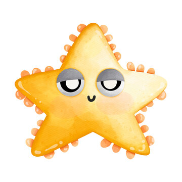 recommend clip art: cute Stingray watercolor, Underwater sea life, ocean creatures clipart