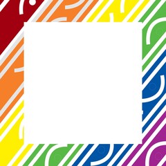 Fototapeta premium LGBT Pride Month is a month, typically June, dedicated to celebration and commemoration of lesbian, gay, bisexual, and transgender (LGBT) pride