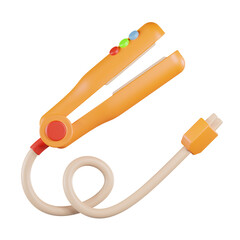 Hair Straightener Device 3D Icon