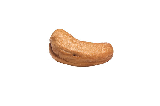 One cashew nuts stock photo, isolated on the transparent background. commercial stock photo.