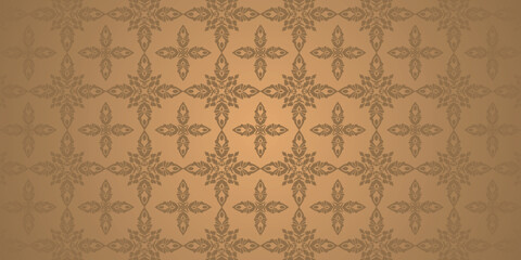 arabic motif pattern background vector
