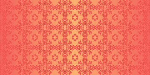 arabic motif pattern background vector
