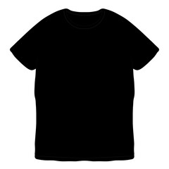 black t-shirt mockup design