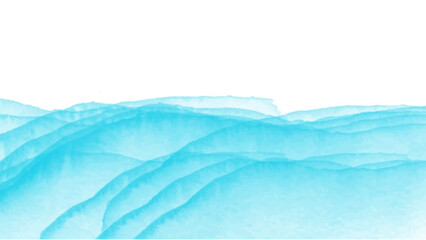 Abstract blue watercolor background.Hand painted watercolor. vector