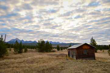 Historic Cabin in Glacier National Park