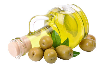 Bottle oil olive isolated 