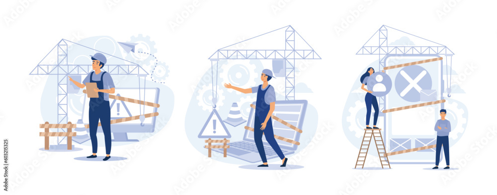 Poster website maintenance, coding and programming, under maintenance, technology, software development, se