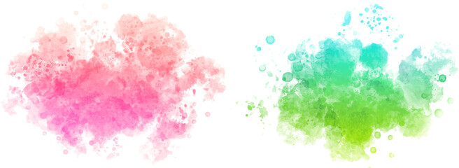 watercolor vector stains; background for texts - obrazy, fototapety, plakaty