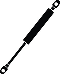 gas spring icon. gas spring sign. flat style.