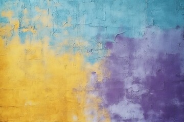 Fototapeta premium Faded painted wall textured background. Generative AI