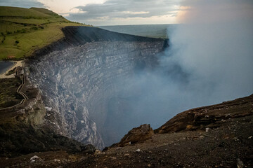 Volcan Masaya o Santiago, Nicaragua, Zentralamerika, Vulkan, Natur, Umwelt © BerndVollmer