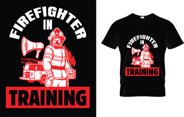 Kids Firefighter Shirt for Kids Cute  Fire Fighter T-Shirt
