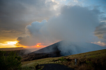 Volcan Masaya o Santiago, Nicaragua, Zentralamerika, Vulkan, Natur, Umwelt