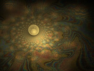 Imaginatory fractal abstract background Image