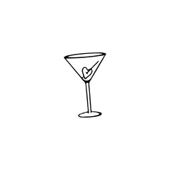 vector illustration of a cocktail drink