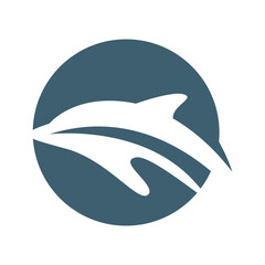 Dolphin logo icon design