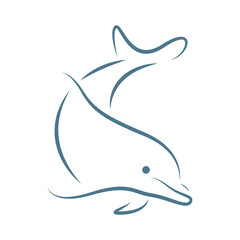 Dolphin logo icon design
