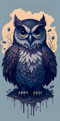 Fototapeta premium owl