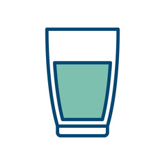 glass of water icon vector design template