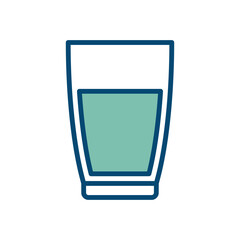 glass of water icon vector design template