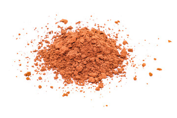 heap of cocoa powder isolated on png background
