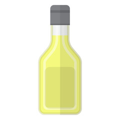 olive oil bottle icon, vector flat icon