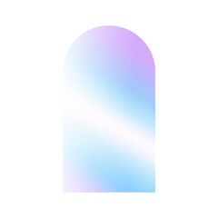 Blue Gradient Faded Shape