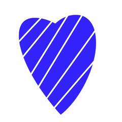blue  valentines heart, love, stiped heart