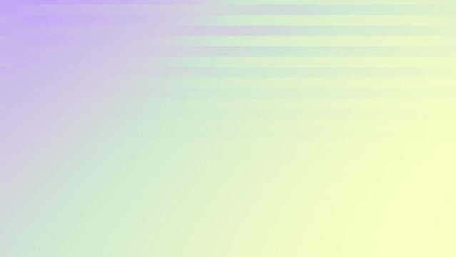 Semi-transparent striped texture. Moving down stripes. Pastel rainbow gradient background. Light yellow orange green pink purple blue color transitions. 4k smooth festive animation. Shiny celebration