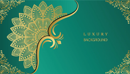 Arabesque style wonderful greeting and invitation card. Royal ornamental mandala design background. Decoration, Decorative, Ornament, Ornamental, India, Indian, invitation, Wedding, Anniversary, 