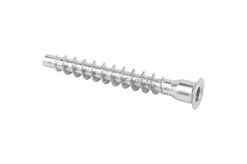 confirmat, furniture screw isolated from background - obrazy, fototapety, plakaty