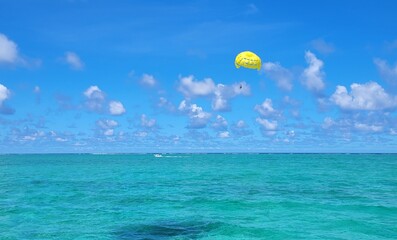  Parasailing in Mauritius