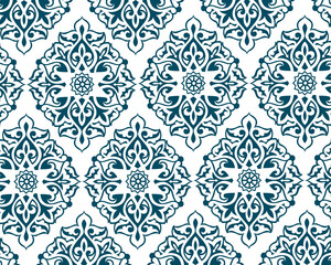 Islamic seamless pattern with arabic and islamic