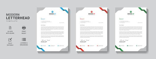Letterhead Template	
