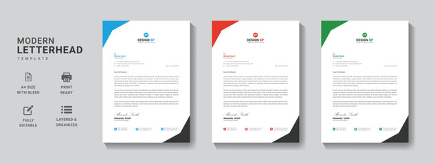Letterhead Template	
