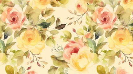  a watercolor painting of a bunch of flowers on a white background.  generative ai