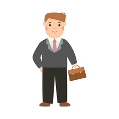 Cartoon people characters Flat style