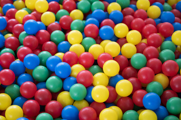 Fototapeta na wymiar For children's play Colorful ball background