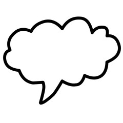 Hand Drawn Speech Bubble 
