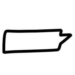 Hand Drawn Speech Bubble 