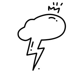 Cute Speech Bubble Doodle 