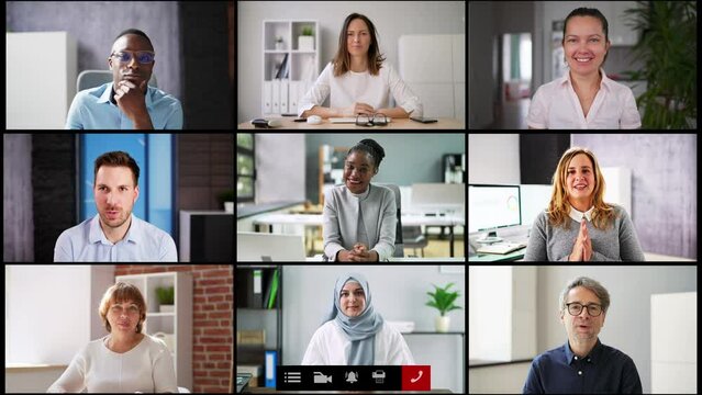 Online Video Conferencing Webinar Call