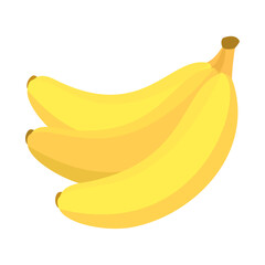バナナ。フラットなベクターイラスト。
Banana. Flat designed vector illustration.