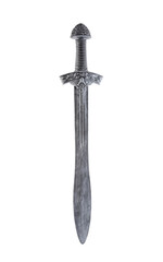 Medieval sword isolated on white background with clipping path