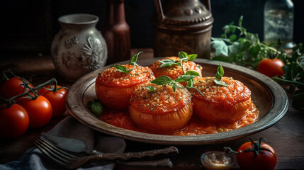 tomatoes stuffed with meat