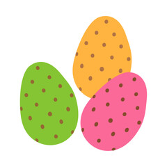 トゥナ（ウチワサボテンの実）。フラットなベクターイラスト。
Tuna fruit (prickly pear, cactus pear).  Flat designed vector illustration.