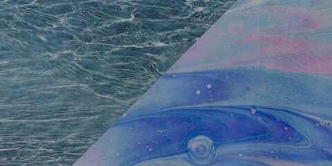 Crumpled and torn paper texture background